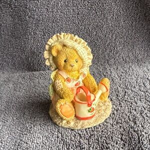 Cherished Teddies.  Bear Figurine with Watering Can
